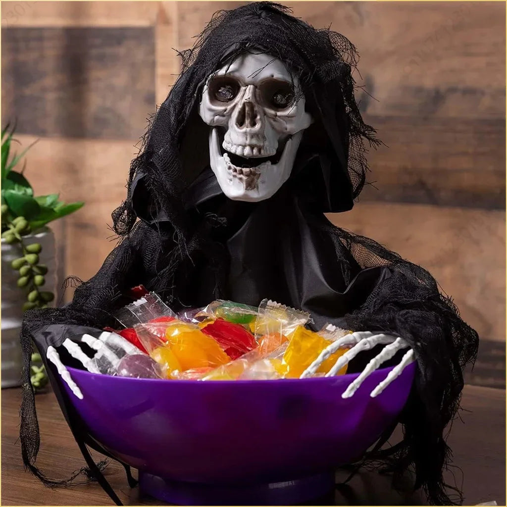 Motion-Activated Skeleton Candy Bowl