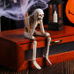 3-Piece Halloween Skeleton Figurine Set