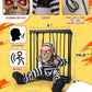 Screaming Animated Halloween Prisoner in Cage