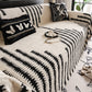 Homely Plush Sofa Cozy Anti-scratch Full Coverage Couch Cover