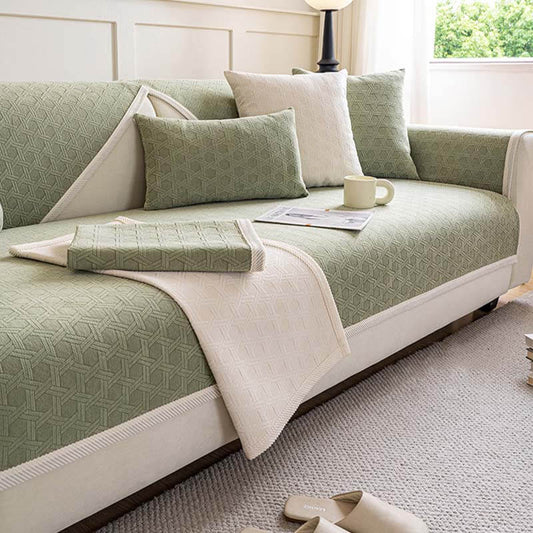 Jacquard Chenille Fabric Waterproof Oil-proof Couch Cover