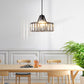 Modern Black Crystal Pendant Light