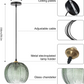 Modern Green Glass Hanging Lamp