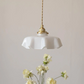 Modern Glass Ribbon Edge Pendant Light