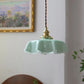 Modern Glass Ribbon Edge Pendant Light