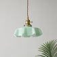 Modern Glass Ribbon Edge Pendant Light