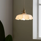 Modern Glass Ribbon Edge Pendant Light