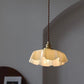 Modern Glass Ribbon Edge Pendant Light