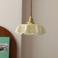 Modern Glass Ribbon Edge Pendant Light