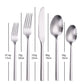 Matte Silver Luxury Cutlery Set