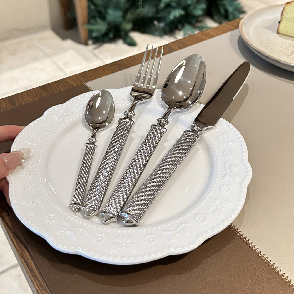 Realm Silver Luxury Elegant Cutlery Set