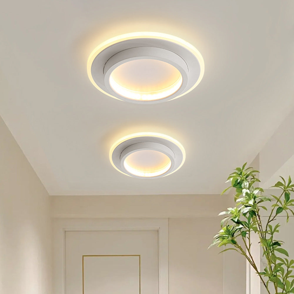 Round Metal Acrylic LED Ceiling Light