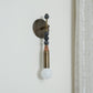 Persepolis-Inspired Marble & Brass Wall Sconce