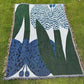 Woven Cotton-Blend Throw Blanket – Multi-Use with Tassel Detail