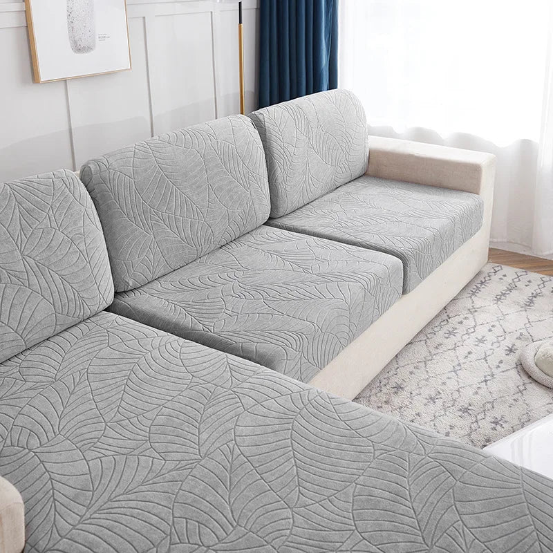 Thick Jacquard Stretch Sofa Cushion Cover – Anti-Slip and Splash Resistant