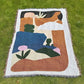 Woven Cotton-Blend Throw Blanket – Multi-Use with Tassel Detail