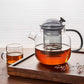 Modern Glass Teapot with Infuser – 680ml Borosilicate Tea Maker