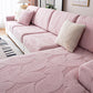 Modern Leaf Jacquard Waterproof Anti-Scratch Couch Cover