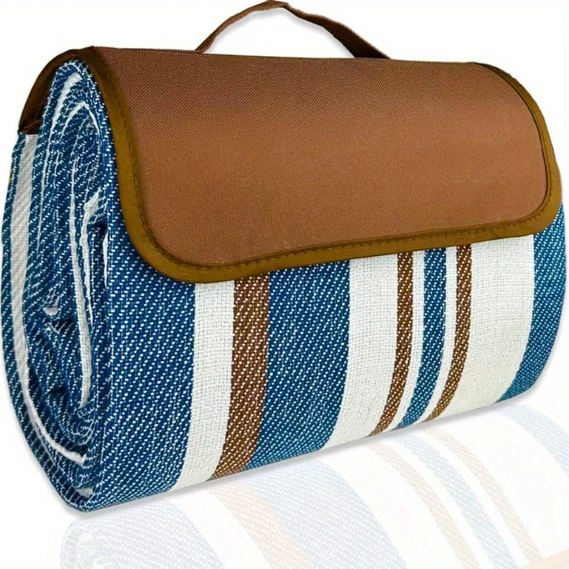 Double-Layer Picnic Blanket with Tote Handle