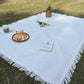 Boho Picnic Blanket with Tassels