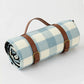 Check Picnic Blanket with Carry Straps – Family Size
