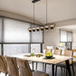 La Scène Chandelier - Nordic Multi-Head LED Pendant Light | Adjustable Suspension, Ideal for Coffee Shops & Dining Rooms