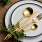 Arya Gold Cutlery Set – Elegant Simplicity in Gold