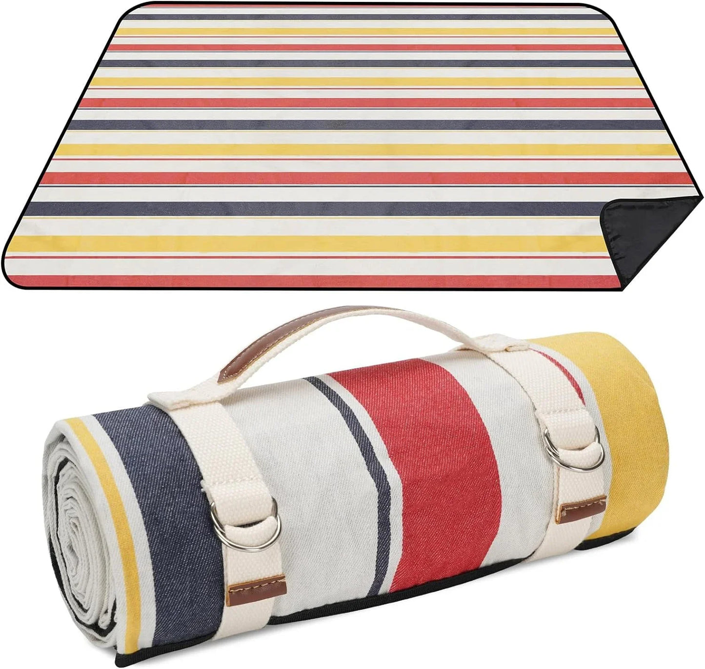 Waterproof Picnic Blanket with Carry Strap