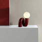 Nordic Twisted Ball Table Lamp – Sculptural LED Accent