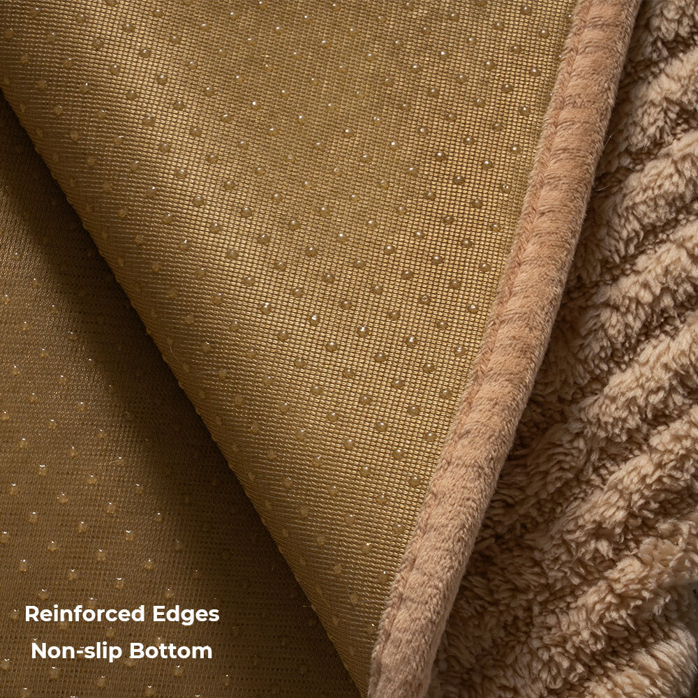 Thickened Plush Herringbone Non-slip Couch Cover for Comfort