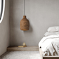Postmodern Pottery-Style Pendant Light