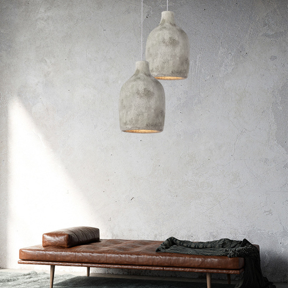 Postmodern Pottery-Style Pendant Light