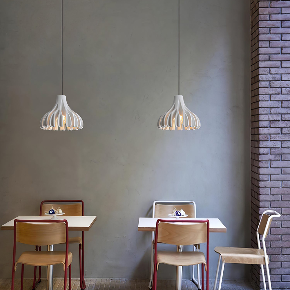 Unique Coral Resin Pendant Lamp