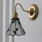 Vintage Glass Wall Sconce Light