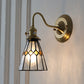 Vintage Glass Wall Sconce Light