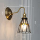 Vintage Glass Wall Sconce Light