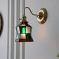Vintage Glass Wall Sconce Light