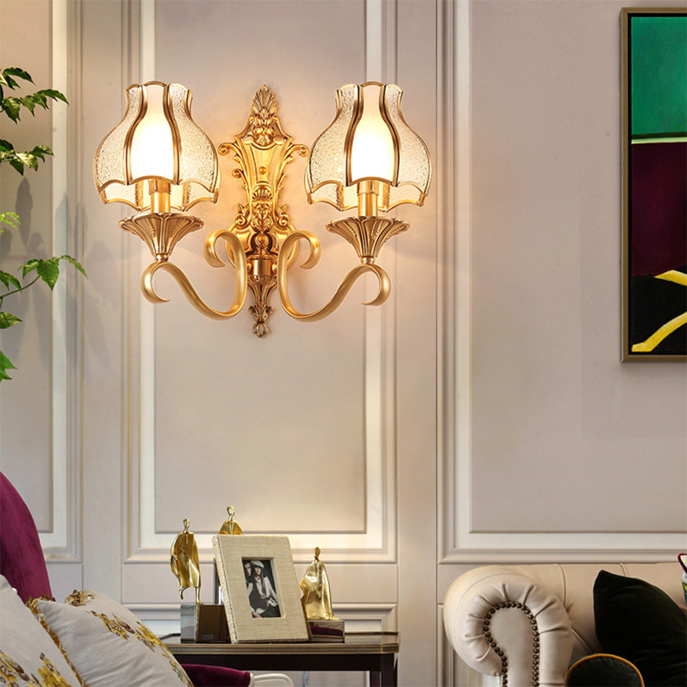 Vintage Gold Luxury Wall Lamp