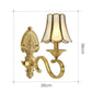 Vintage Gold Luxury Wall Lamp