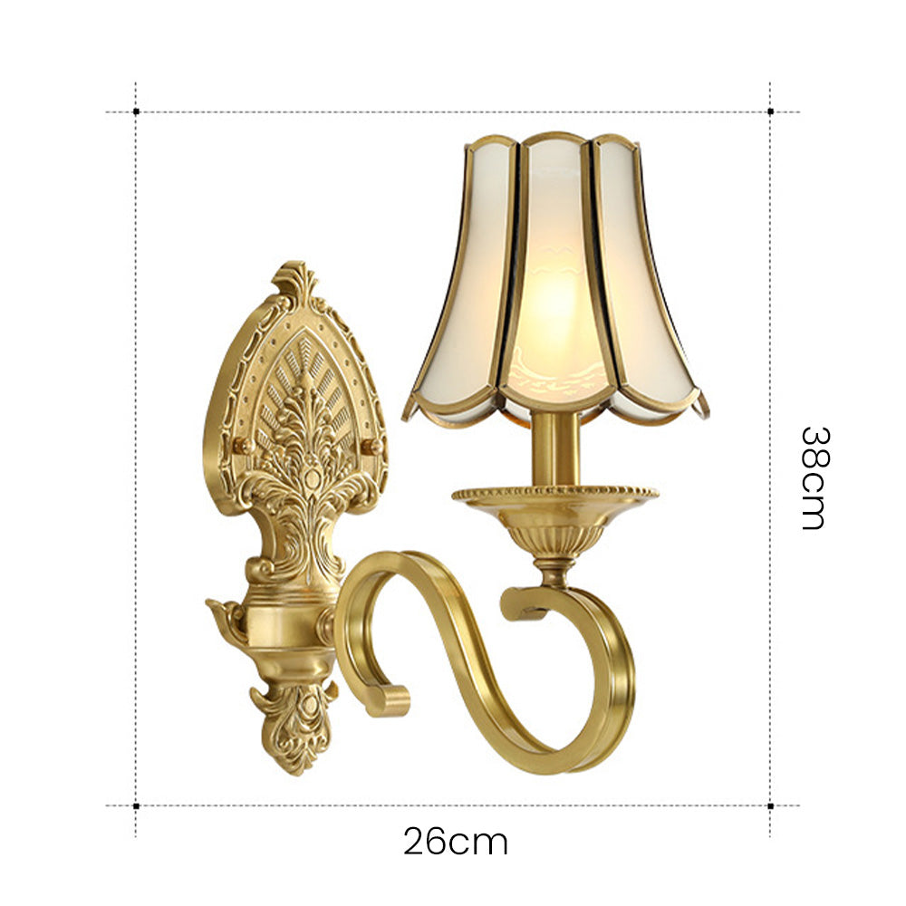 Vintage Gold Luxury Wall Lamp