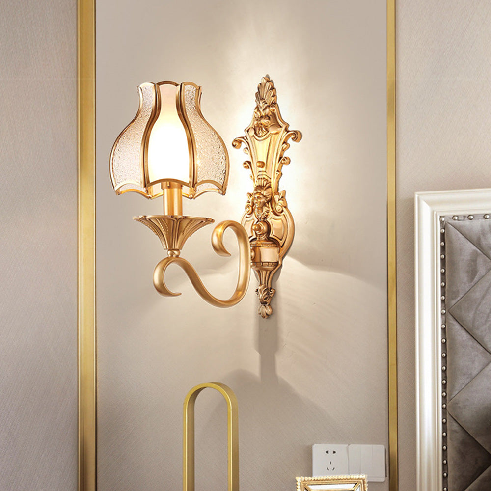 Vintage Gold Luxury Wall Lamp