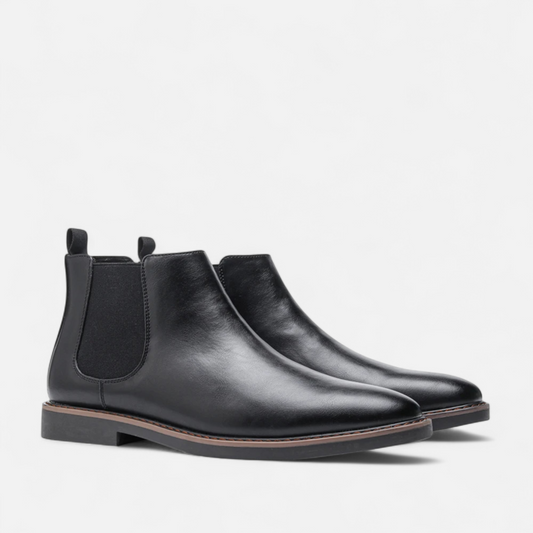 Virashoper Men’s Retro Leather Chelsea Boots