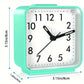 Stylish Rectangle Alarm Clock with Night Light for Cozy Bedroom