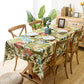 Tropical Monstera Cotton Tablecloth