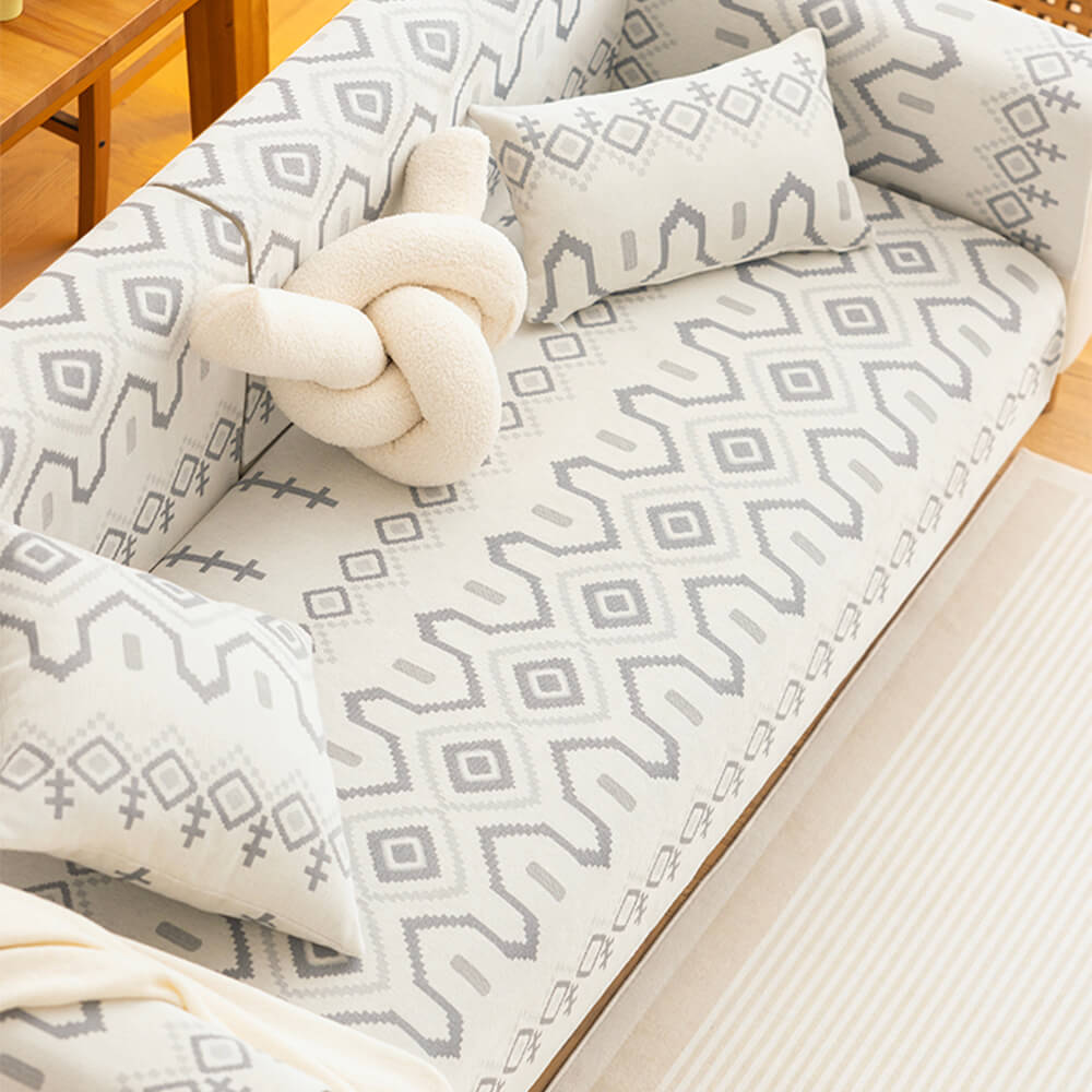 Chenille Fabric Breathable Wear-Resistant Sofa Cover Deco