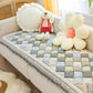Floral Handmade Pure Cotton Protective Couch Cover, Non-Slip