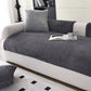 Thickened Plush Herringbone Non-slip Couch Cover for Comfort