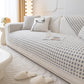 Warm Sherpa Fleece Plaid Couch Cover Furniture Protector