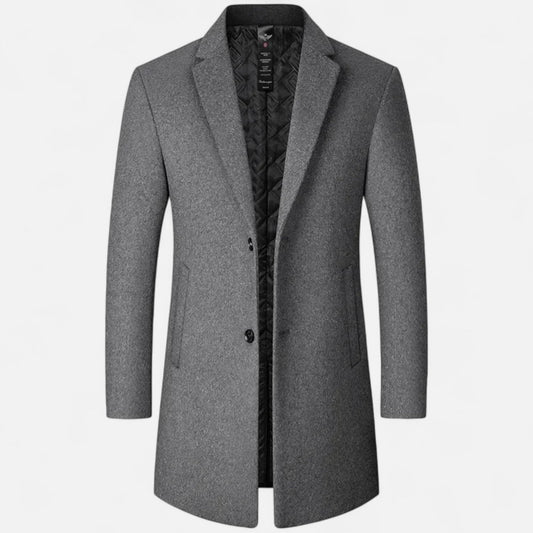 Virashoper Men’s Classic Wool Overcoat