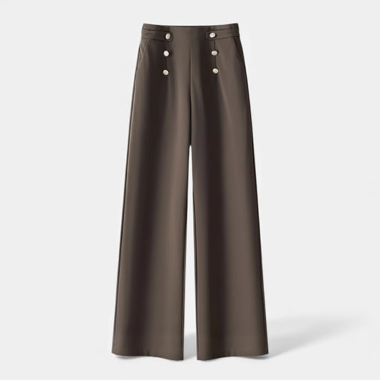 Virashoper Women’s Wide-Leg High-Waist Trousers